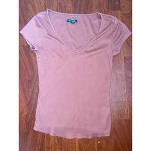 Mauve/rustic rose colored crop top